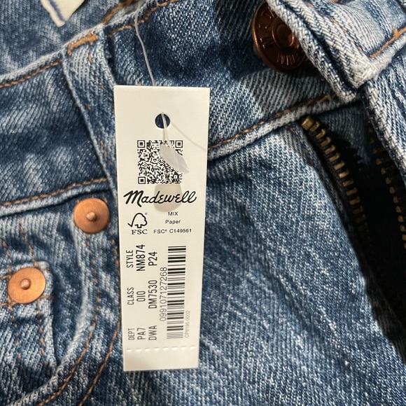 Madewell The Curvy Perfect Vintage Jean NWT - Picture 6 of 7